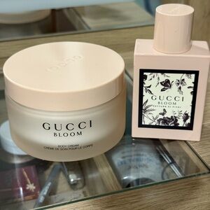 Gucci Bloom Soft Pink Body Cream and Perfume